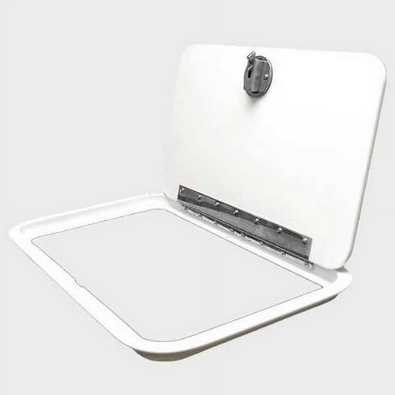 Mako Boat Access Hatch 66831 | 11 1/2 x 18 1/2 Inch White Poly