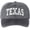 Black, variant on Texas Embroidered Vintage Dad Hat Large Embroidery State Text Name Washed Cotton Cap (Red)