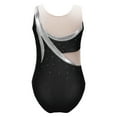 thumbnail image 2 of iEFiEL Girls Sleeveless Shiny Rhinestone Dance Leotard Bronzing Cloth Ice Skating Gymnastics Bodysuit Costume, 2 of 5