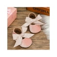 thumbnail image 2 of Baby Girls Mary Jane Shoes Soft Sole Ballet Slippers Bow Princess Newborn Dress Wedding Flat Shoes, 2 of 8