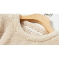 thumbnail image 6 of Celivon Womens Maternity Pajama Set Fuzzy Warm Loungewear Long Sleeve Top And Trousers Sleepwear Sets, 6 of 6