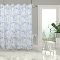 thumbnail image 2 of Levtex Home - Galapagos - Shower Curtain (72x72in.) with Button Holes - Coastal - Blue, Grey, Taupe and White - Cotton Fabric, 2 of 4