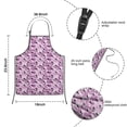 thumbnail image 3 of Pink Cartoon Horse Star Pattern Kids Aprons for Girls and Boys,Adjustable Neck Strap Toddler Aprons for Kids Cooking Baking, 3 of 6