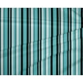 thumbnail image 4 of oneOone Polyester Lycra Turquoise Blue Fabric Stripes Sewing Fabric By The Yard Printed Diy Clothing Sewing Supplies 56 Inch Wide-VYC, 4 of 4