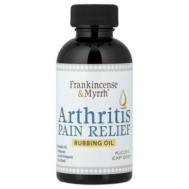 Frankincense & Myrrh Arthritis Pain Relief Rubbing Oil, 2 fl oz (59 ml)