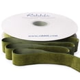 thumbnail image 1 of Cinta de Terciopelo Ribbli Verde Musgo 2.5 cm Rollo de 23 m, 1 of 4