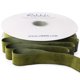 thumbnail image 1 of Cinta de Terciopelo Ribbli Verde Musgo 2.5 cm Rollo de 23 m, 1 of 4