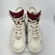thumbnail image 4 of Ni - ke Ni - ke Air Jordan 6 Retro Men Size 13 384664–116 Red Maroon White Basketball Shoes, 4 of 5