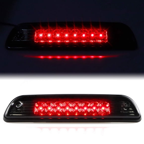 Tresound for 1995-2016 Toyota Tacoma 3rd Third Brake Light High Mount Stop Light Rear Reverse Lamp (Chrome + Smoke Lens)