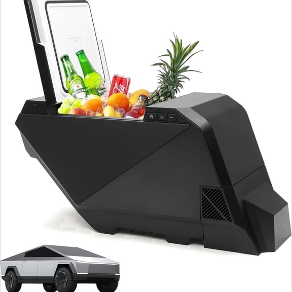 Car Refrigerator for Tesla Cybertruck, 18L Cybertruck Trunk Fridge with APP Control, Outdoor Camping Road Trip.