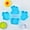 As Shown, variant on Kokovifyves Easter Decorations Pastry/Cookie/Fondant Stampers,4-Piece Set Easter Day Cake Cookie Set Molds Tools