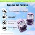 thumbnail image 2 of Lemme Relax Soft Chews with Magnesium Glycinate & Citrate, KSM-66 Ashwagandha + L-Theanine to Support Stress Relief, Cortisol Levels, Mood & Healthy Sleep Cycles, BlackBerry Lemonade (30 Chews), 2 of 9