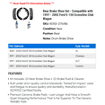 thumbnail image 2 of Rear Brake Shoe Set - Compatible with 1997 - 2002 Ford E-150 Econoline Club Wagon 1998 1999 2000 2001, 2 of 2