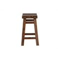 thumbnail image 6 of Boraam Sonoma 18-Inch Dining Height Backless Saddle Wood Dining Stool, Chestnut Wire-Brush Finish, Set of 2, 6 of 9