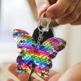 thumbnail image 5 of 18 llaveros de lentejuelas con purpurina, accesorios para mochila, regalos de fiesta, 5 of 5