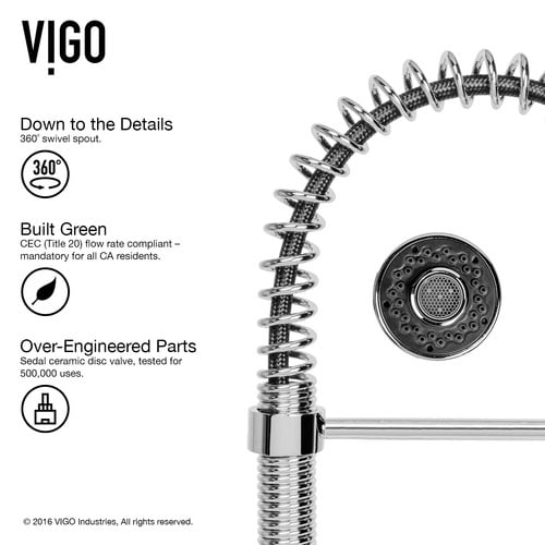 VIGO 32'' L x 19'' W Undermount Kitchen Sink with Faucet, Grid