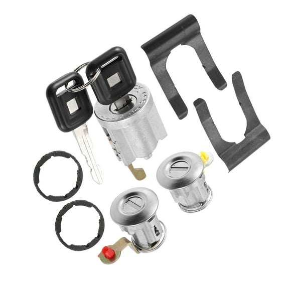 Unique Bargains 1 Set Door Lock Cylinder with Keys for Isuzu NPR NQR NKR ELF 1994-2007 8-97035-293-0