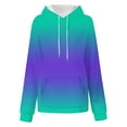 thumbnail image 3 of Wlynlyn Hoodies for Women Drawstring Pullover Sweatshirt Casual Long Sleeve Loose Fashion Hooded Sweatshirts with Pocket(Medium,Multicolor), 3 of 4