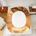 thumbnail image 5 of Feelyou Wildlife Wolf Twin Sheet Sets, Western Rustic Animal Bedding, 3-Piece, 5 of 7