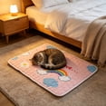thumbnail image 6 of Pet Cooling Mat Breathable Ice Pad for Dogs Cats Summer Sleeping Mat Non-Slip Washable Pet Cushion for Kennel Sofa Floor Indoor Outdoor Use, 11.81"x15.75", 6 of 7