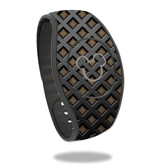 MightySkins DIMABA17-Black Wall Skin Decal Wrap for Disney Magic Band 2 Sticker - Black Wall