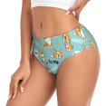 thumbnail image 2 of Balery Cute Dogs Corgi Ropa Interior de Algodón para Mujer con Dibujo – Braguitas Cómodas y Elásticas, Estilo Clásico-XX-Large, 2 of 6