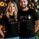 thumbnail image 4 of Camisetas gráficas informales de manga corta con diseño de muñeco de nieve de Feliz Navidad para hombre, 4 of 8