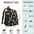thumbnail image 6 of Cute Cartoon Corgi Backpack Backpack for School,Cute School Bag,Schoolbag with Adjustable Shoulder Straps & Padded Back,13.8"x11.4"x6", 6 of 6