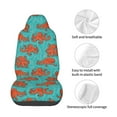 thumbnail image 4 of Wukai Fun Octopus Full Set Car Seat Covers with Soft Padding Universal Auto Front Seats Protector and Cushion Mat, 4 of 5
