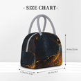 thumbnail image 2 of Fotbe Glowing Snake Dark Forest Bolsa de Almuerzo con Estampado, Lonchera Aislada, Contenedor de Comida Reutilizable Tipo Cooler a Prueba de Fugas, 2 of 6