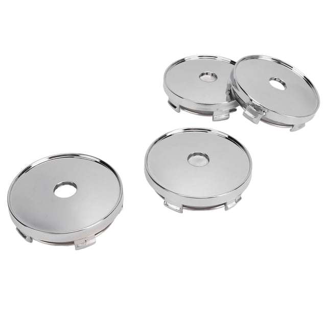 Tapas Centrales de Rueda A Presión Para Automóviles, Tapacubos de 4 piezas de 60 mm, Ajuste Universal, Apariencia Elegante Para Ruedas de Vehículos