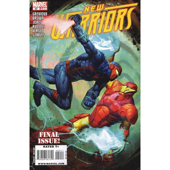 New Warriors (4th Series) #20 VF ; Marvel Comic Book