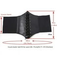thumbnail image 6 of KuKuZhu Women's Corset Belt Gothic Fashion PU Leather Female Lace-up Corset Belts Slimming Waist Vintage Corset Black Wide Belt for Girl, 6 of 6