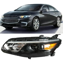 SEBLAFF Left Side Headlight Assembly Black Housing Replacement for Malibu 2016 2017 2018 Headlight Replacement for GM2502426