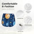 thumbnail image 4 of Balery Planets And Stars1 Pantalones cortos deportivos para mujer con forro y dos bolsillos, elásticos, para entrenamiento, gimnasio, yoga-Medium, 4 of 7