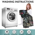 thumbnail image 6 of Wearable Oversized Blanket,Pioneer Flower Floral Print Pattern Wearable Blanket Hoodie for Adults,Cozy Hooded Blankets with Super Pockets,Super Warm Fuzzy Pullover for Women & Men, 6 of 6