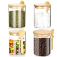 thumbnail image 1 of Recipientes de vidrio para almacenar alimentos Povinmos 500 ml con tapa, 1 of 9