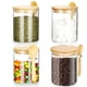 thumbnail image 1 of Recipientes de vidrio para almacenar alimentos Povinmos 500 ml con tapa, 1 of 9