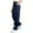 Four Pockets & Blue ①, variant on Dvprdro Women's Stretch Workwear Cargo Pants Outdoor Hiking Casual Work Pants‌ Trendy Elastic Waist with Button Zipper Jogger Trousers Khaki S