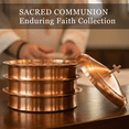 thumbnail image 5 of Communion Ware 3 Holy Wine Serving Trays With a Cover - Stainless Steel (Copper), 5 of 6