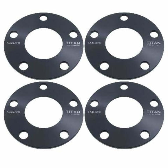 4pc 5mm 5x114.3 Hubcentric Wheel Spacers (67.1mm Bore) Fits Mitsubishi Lancer Evo & Others