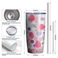 thumbnail image 6 of Leopard Print 20oz Coffee Tavel Tumblers, Stainless Steel Mobile Tumbler, Vacuum Insulated Coffee Mug with Lid, Spill-Proof Travel Cup for Hot & Cold Drinks, 6 of 6