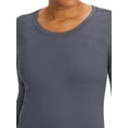 thumbnail image 5 of Healing Hands Women's Underscrub Soft Knit Melissa Longsleeve Scrub Tee with Breathable & Easy Care Fabric 5047, 5 of 7