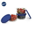 thumbnail image 3 of Pillsbury 6-Piece Round Borosilicate Glass Food Storage Set, 3 x 472 mL, 3 of 4