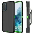 thumbnail image 3 of For Samsung Galaxy S20 Heavy Duty Shockproof Armor Protective Hybrid Case Cover With Clip Black/Black, 3 of 10