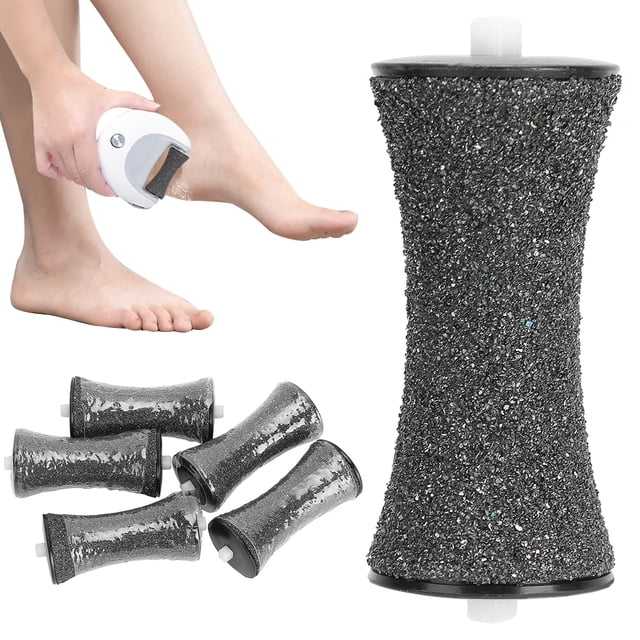 Cabezal De Rodillo Para Lima De Pies, 5 Paquetes De Cabezales De Rodillo Para Máquina De Pedicura, Prácticos Y Duraderos, Exfoliantes Para El Cuidado De Los Pies De Mujer Y