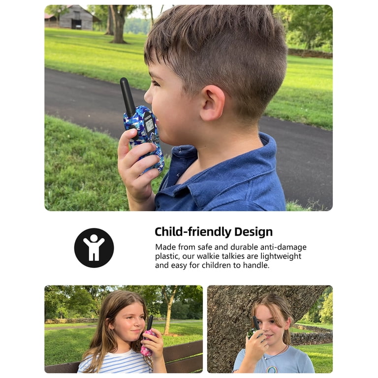 Talkie Walkie Enfant s,Longue Portée De 3-5 Kilomètres,Cadeau Jouets De