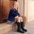 thumbnail image 2 of Dream Pairs Girls Kids Winter Cute Knee High Fashion Side Zipper Riding Boots, 2 of 6