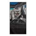 thumbnail image 2 of XYZCANDO Car Seat Towel Cover with Funny Cat Driving Pattern, Car Seat Protector for Outdoor Sports and Daily Road Trips, 2 of 11