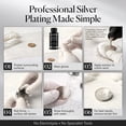 thumbnail image 2 of Nushine Silver Plating Solution 3.4 Oz - Permanently Plate Pure Silver onto Worn Silver, Brass, Copper and Bronze ONLY (Ecofriendly Formula), 2 of 17